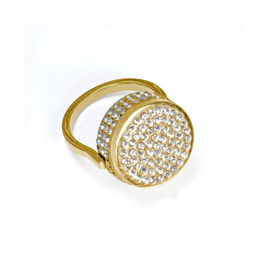 Pure Glow Lip Balm Ring in Gold