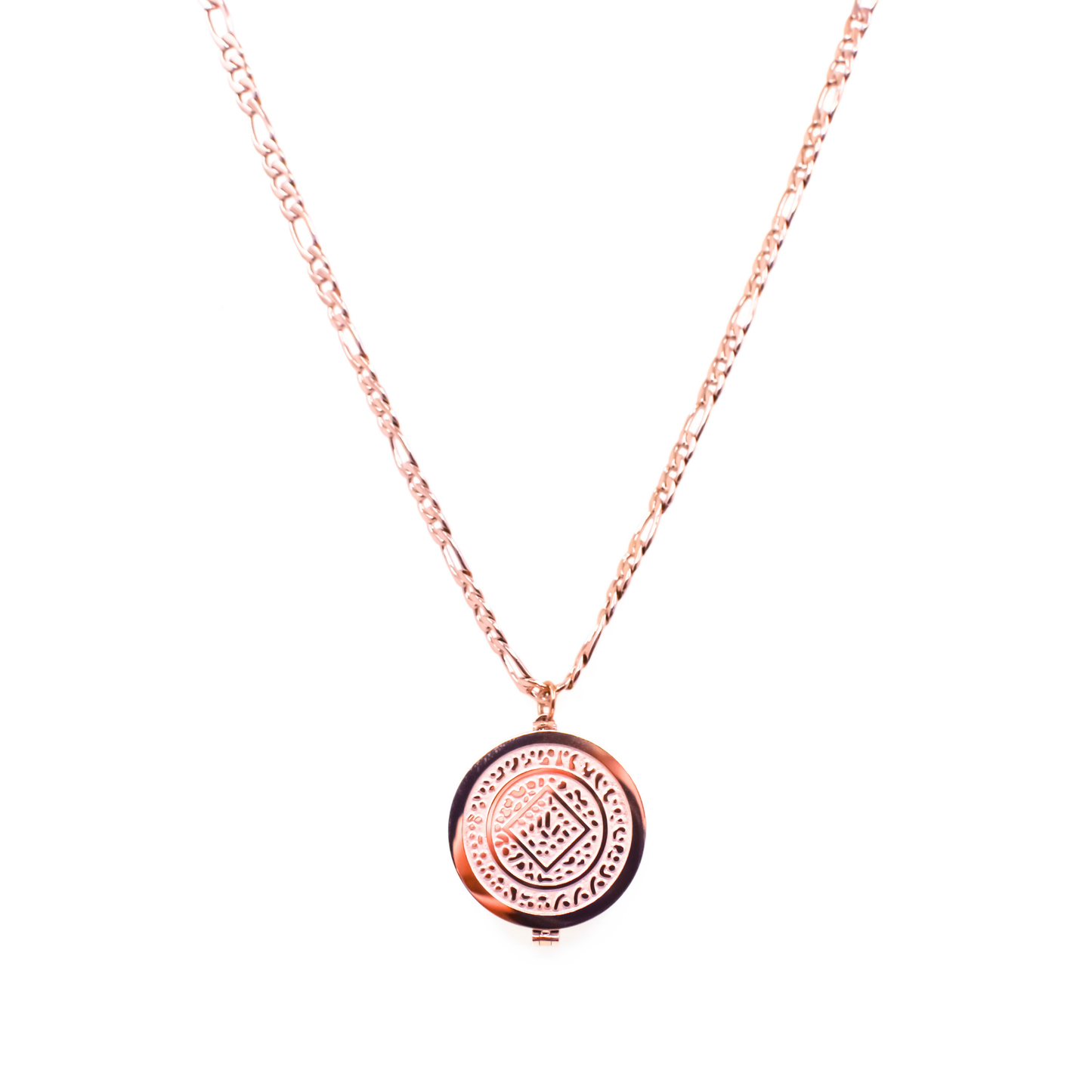 Solara Lip Balm Necklace in Rose Gold