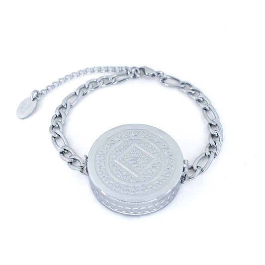 Solara Lip Balm Bracelet in Stainless Steel