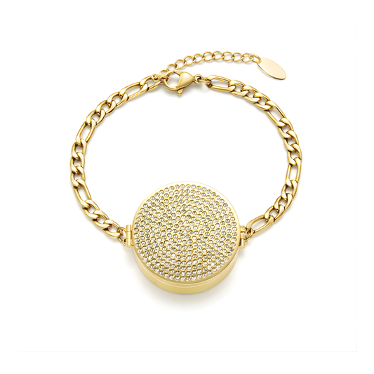 Pure Glow Lip Balm Bracelet in Gold