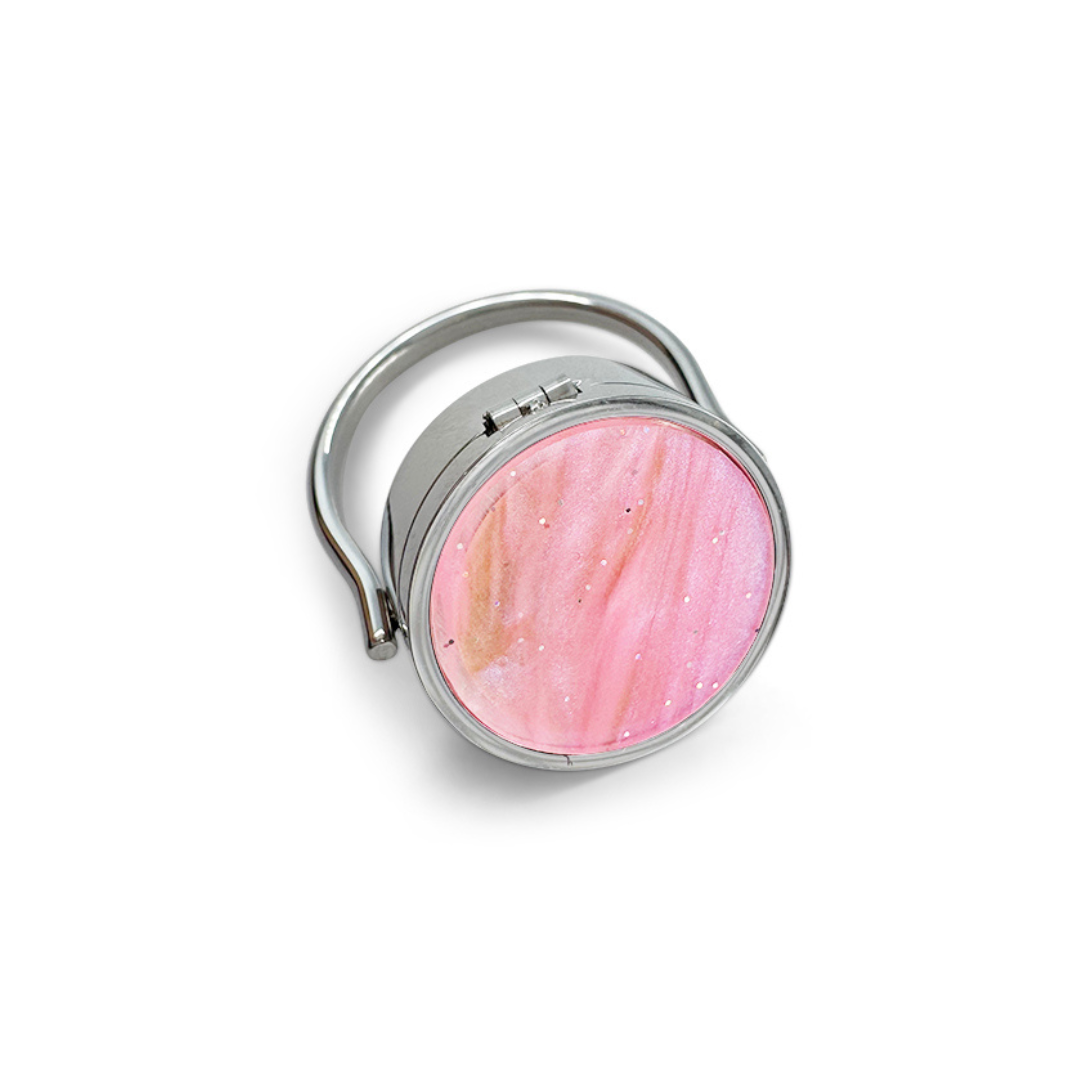 Rose Glow Lip Balm Ring in Stainless Steel