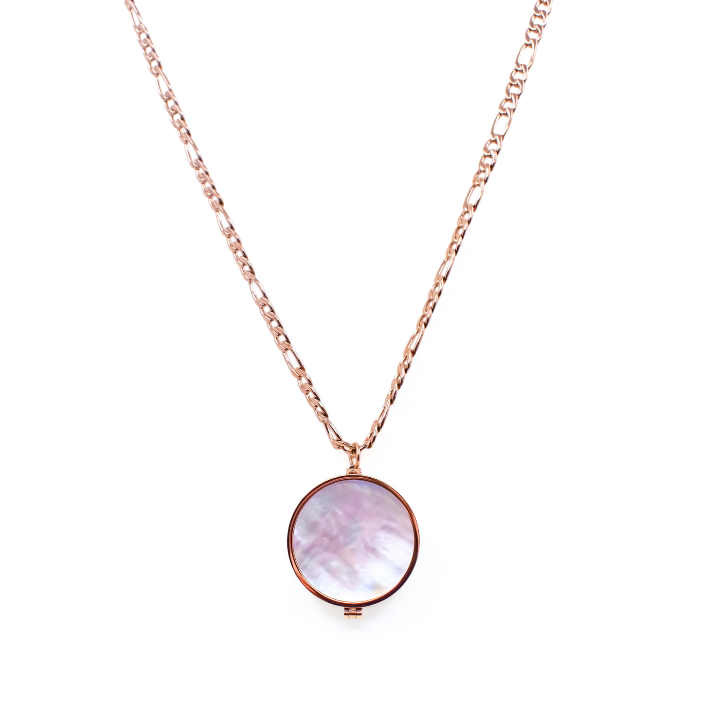 Aura Lip Balm Necklace in Rose Gold