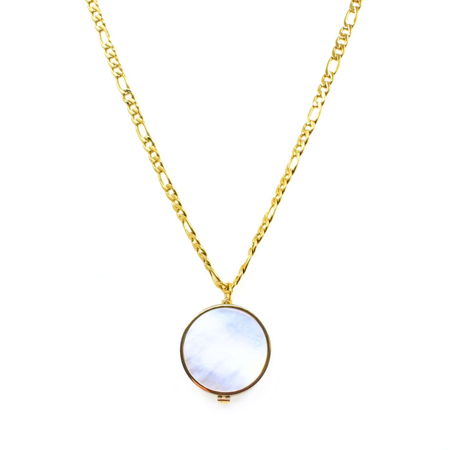 Aura Lip Balm Necklace in Gold