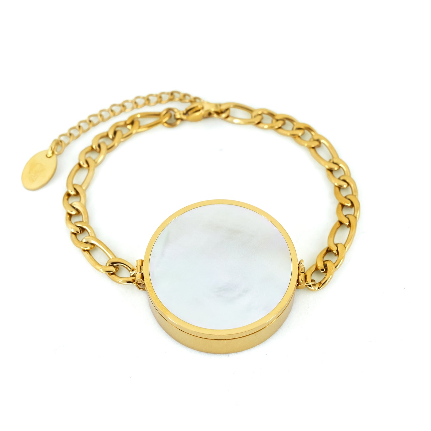 Aura Lip Balm Bracelet in Gold