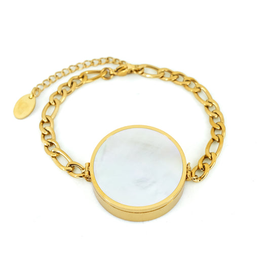 Aura Lip Balm Bracelet in Gold