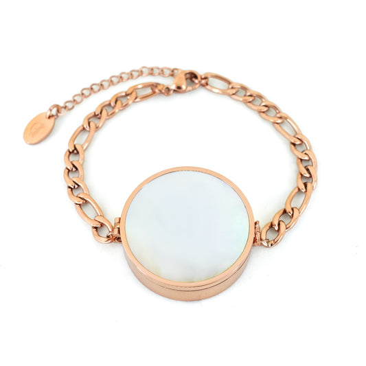 Aura Lip Balm Ring in Rose Gold