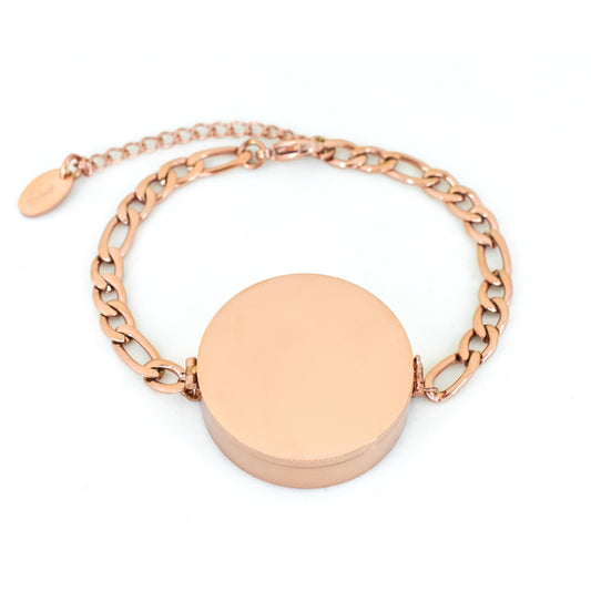 Authentica Lip Balm Bracelet in Rose Gold